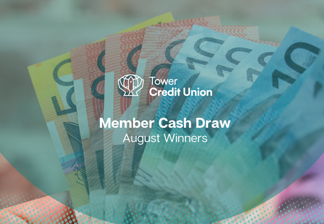 August Member Cash Draw Winners Announced