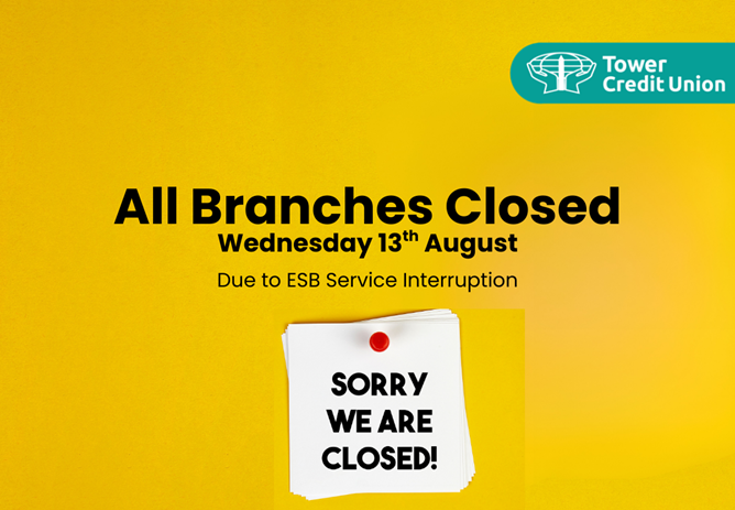 All Branches Closed 13th August