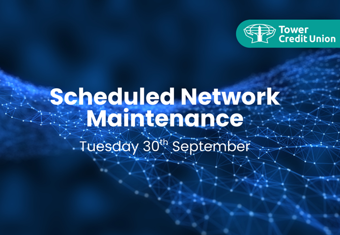 Scheduled Network Maintenance - Tuesday 30th September